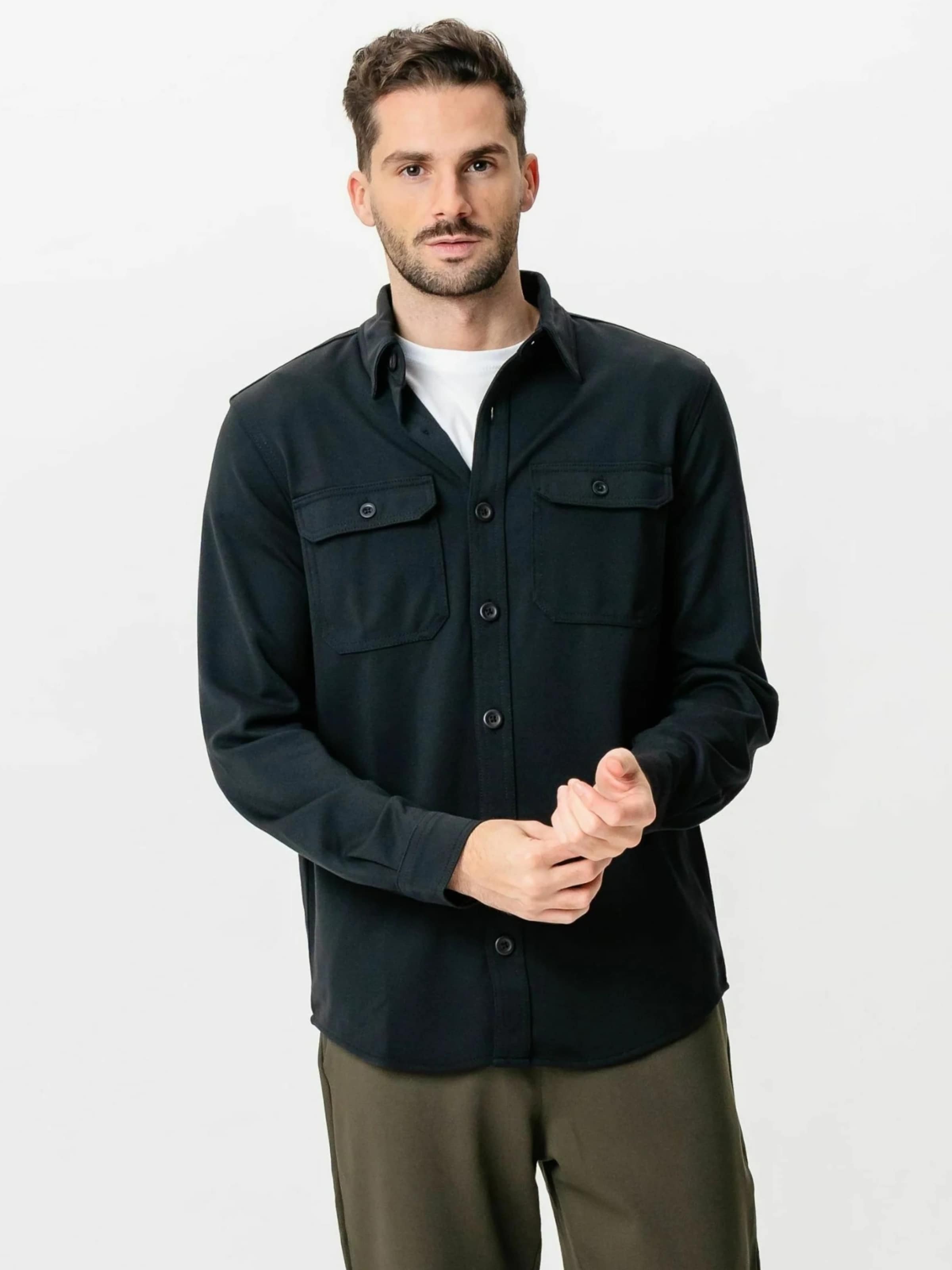TEESHOPPEN - Camisa ' Performance ' en azul: frente