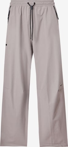 Nike Sportswear Wide Leg Urheiluhousut värissä harmaa: etupuoli