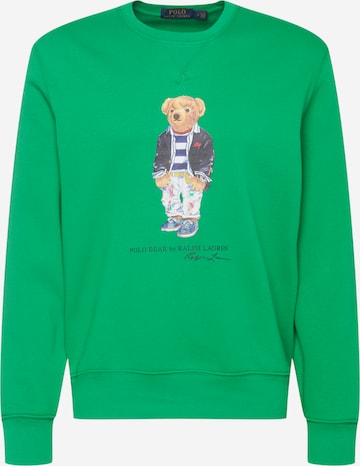 Polo Ralph Lauren Sweatshirt in Grün: front