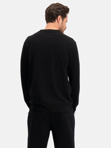 Bamboo basics Sweatshirt 'Lounge sweater Mike' in Black