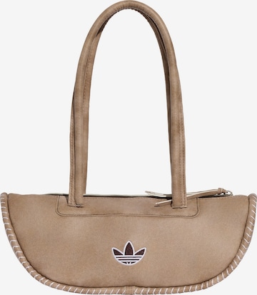 ADIDAS ORIGINALS - Malas de tiracolo 'ELONGATED BOWLING' em castanho: frente