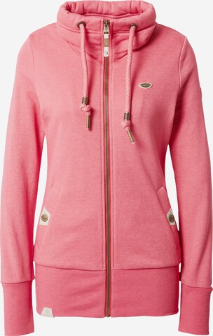 Ragwear - Sudadera con cremallera 'Rylie' en rosa: frente