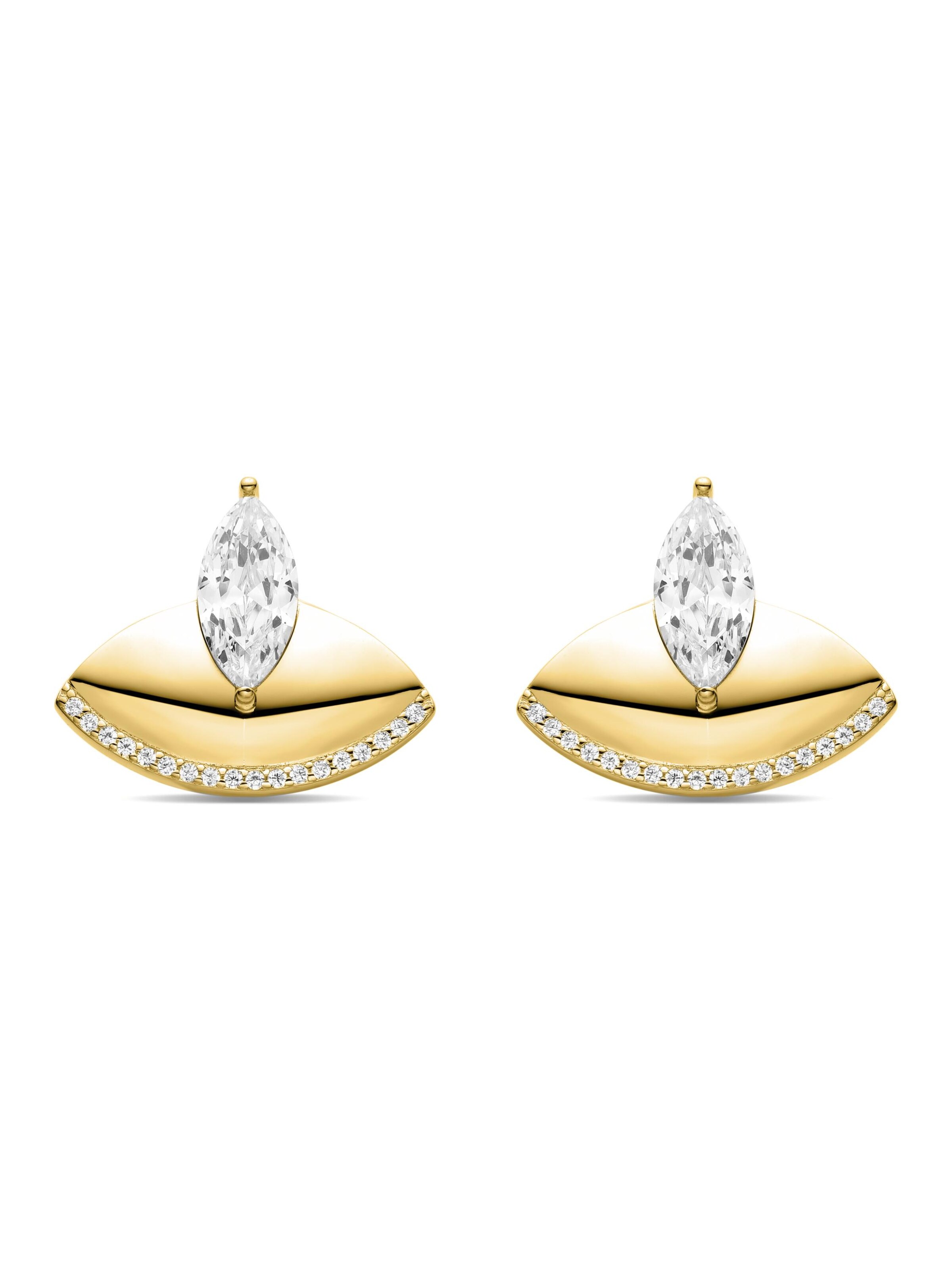 Luxenter - Pendientes 'Jinn' en oro: frente