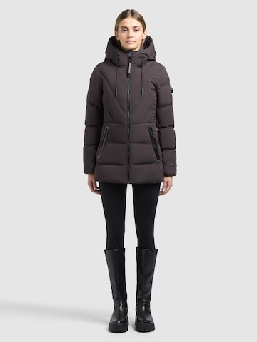 khujo Winter Jacket 'Rabb2' in Purple