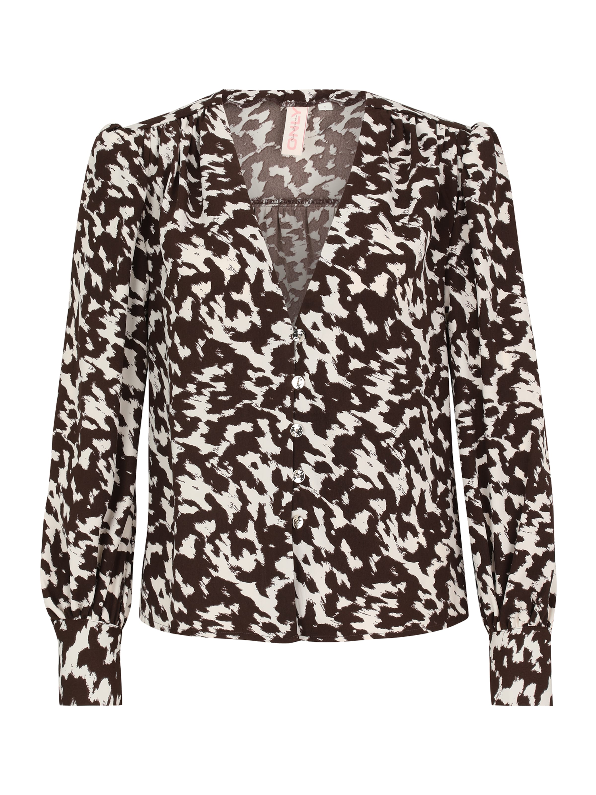 Chemisier &#x27;ONLCATYTHALIA&#x27; Only Petite en marron : devant