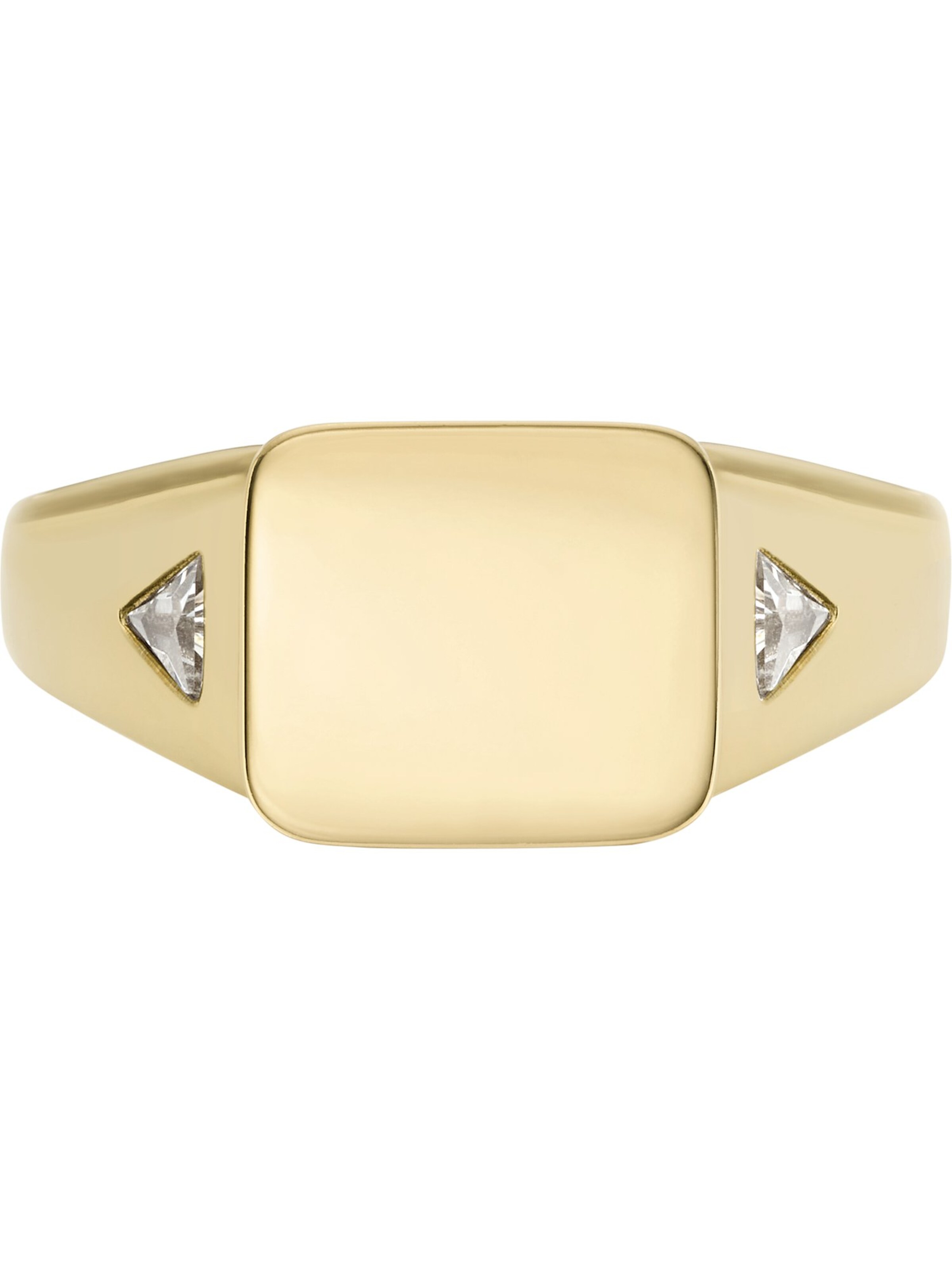 FOSSIL Ring in Gold: front