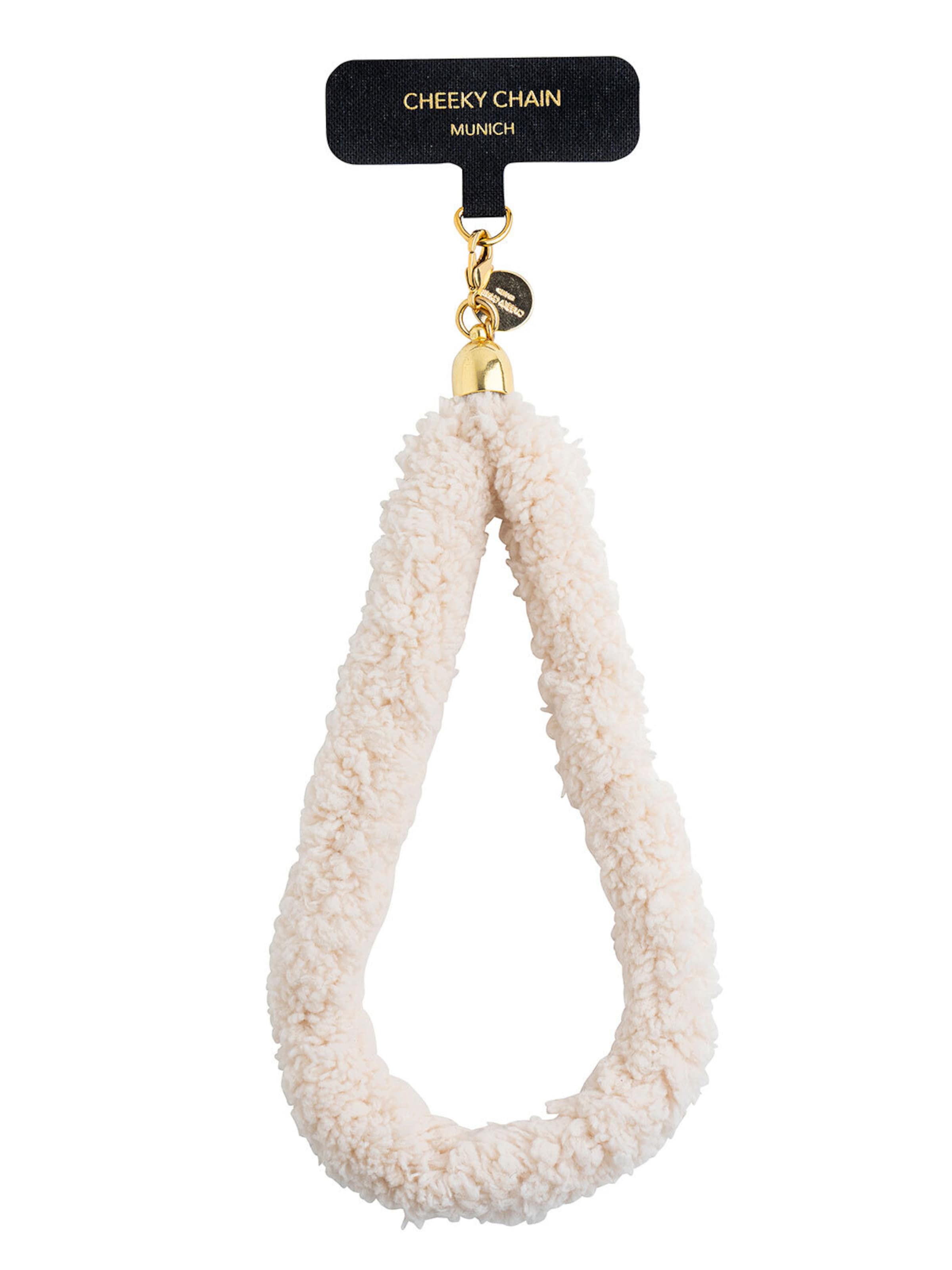 Cheeky Chain Munich Smartphone Case 'Teddy' in Beige: front