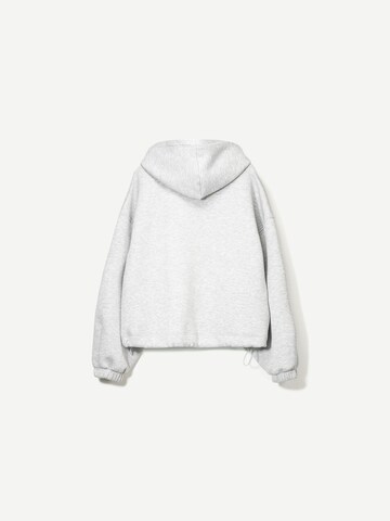 Bershka Sweatjacke in Grau