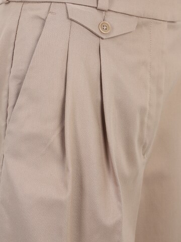 Wide leg Pantaloni con pieghe di Banana Republic Petite in beige