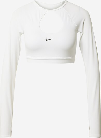 NIKE Camisa funcionais em preto / branco, Vista do produto