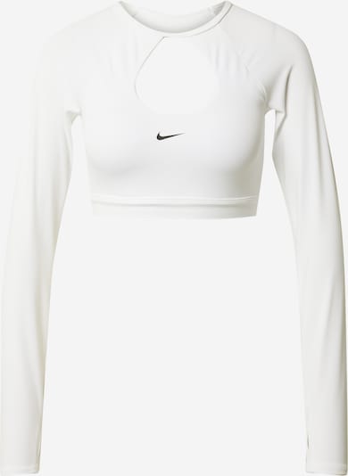 NIKE Funkcionalna majica | črna / bela barva, Prikaz izdelka