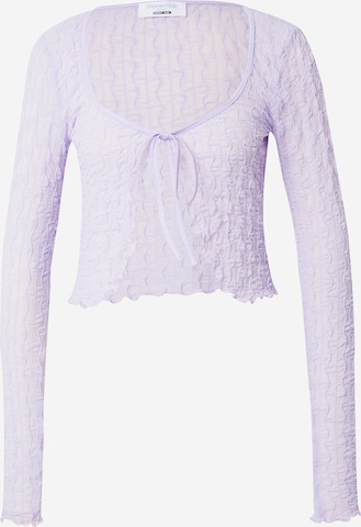 florence by mills exclusive for ABOUT YOU - Camisa 'Photo Op' em roxo: frente
