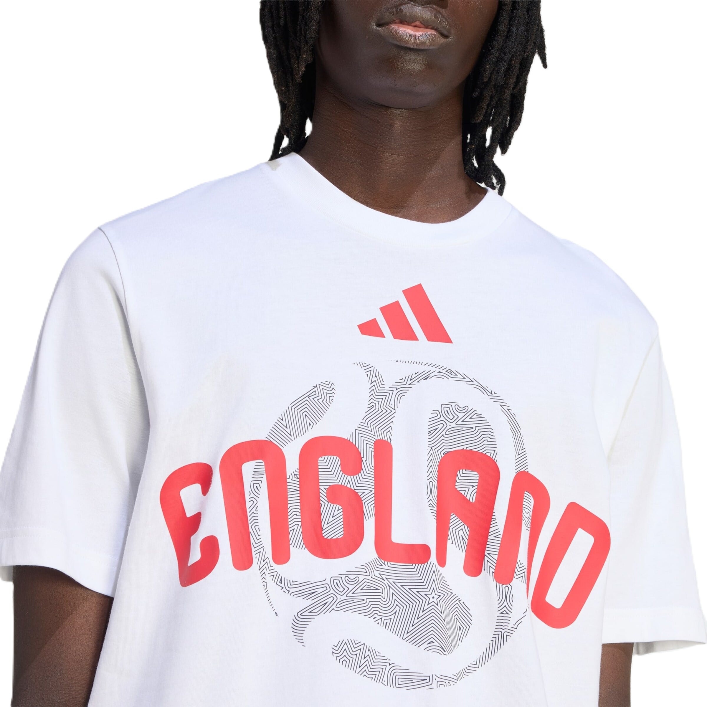 ADIDAS PERFORMANCE - Camisa funcionais 'FIFA Fussball-Weltmeisterschaft 26™ England' em branco