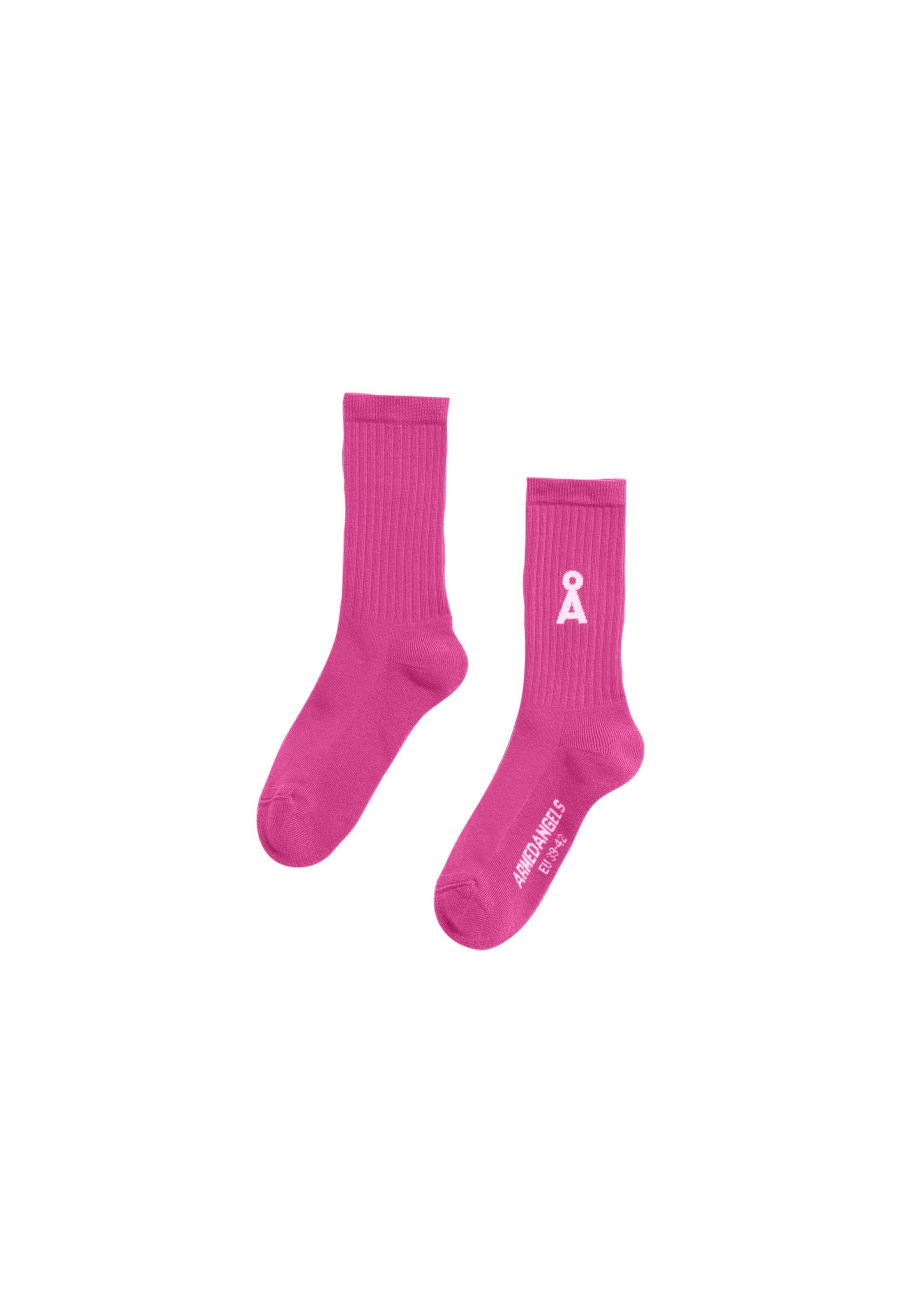 ARMEDANGELS Socken 'SAAMUS BOLD' in pink, Produktansicht