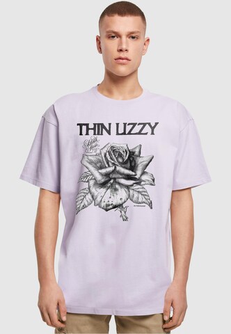 Maglietta 'Thin Lizzy - Rose' di Merchcode in lilla: frontale