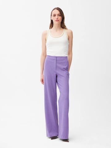 adl Wide leg Trousers in Purple