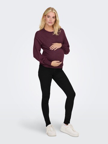 Only Maternity Sweater in Red