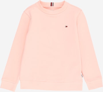 Sweat TOMMY HILFIGER en rose : devant