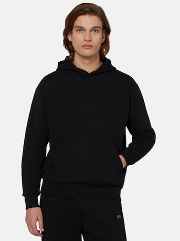 Sweat-shirt Boggi Milano en noir : devant