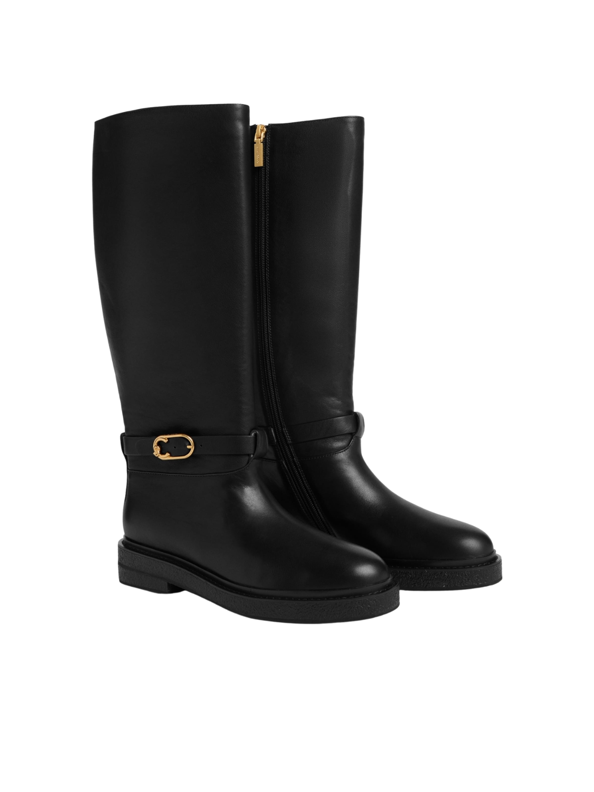 Coccinelle Laarzen 'C-Saddle Vintage' in Zwart: voorkant