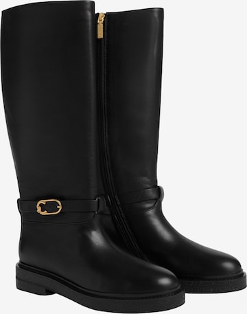 Coccinelle - Botas 'C-Saddle Vintage' en negro: frente