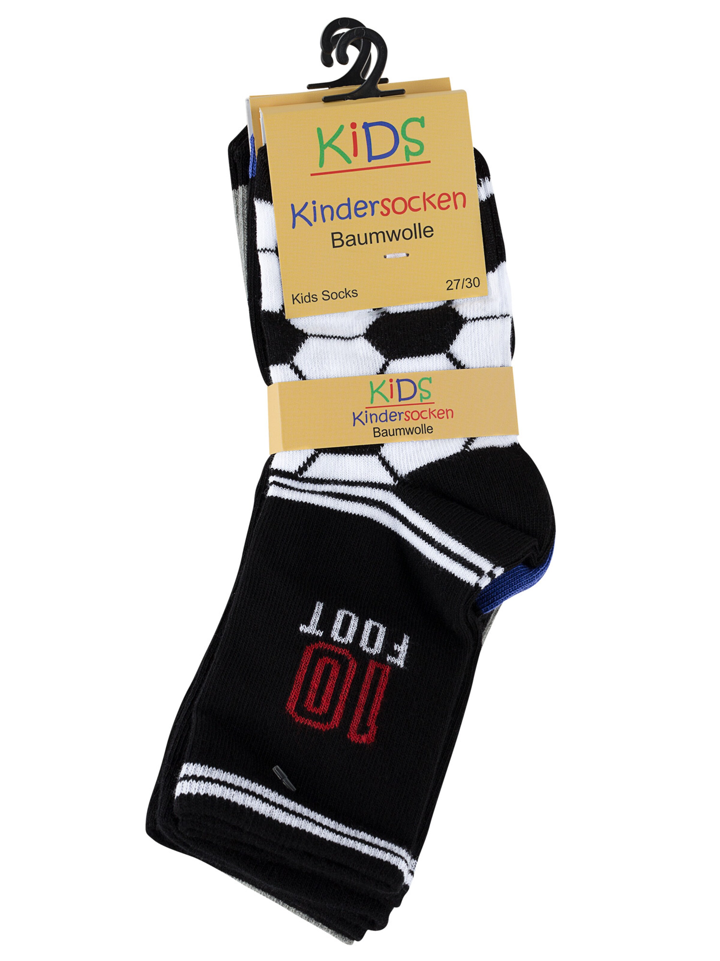 Cotton Prime Sokken 'Fußball' in Grijs