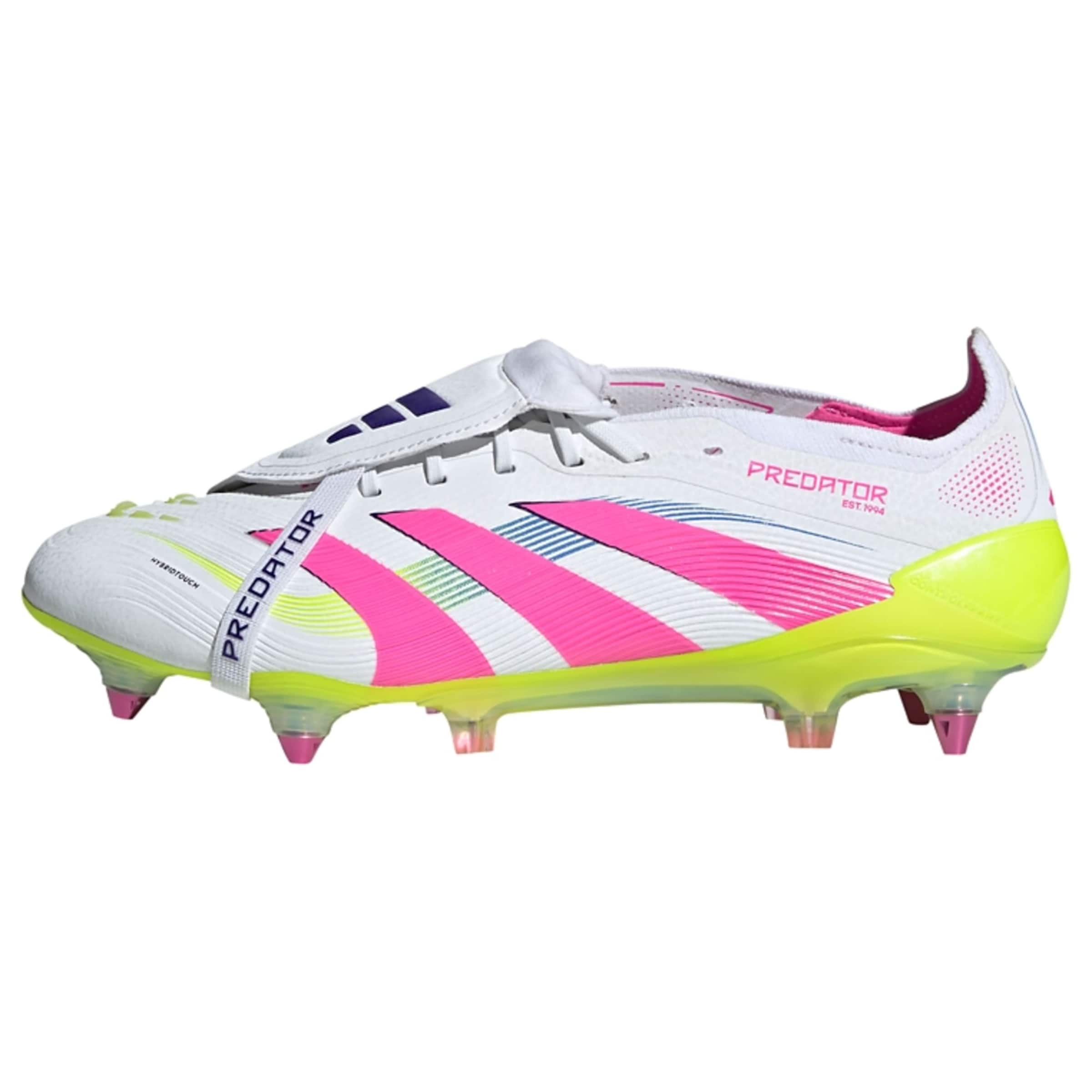 ADIDAS PERFORMANCE Soccer Cleats 'Predator Elite Fold' in White: front