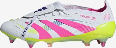 ADIDAS PERFORMANCE Chaussure de foot 'Predator Elite Fold' en vert fluo / violet / rose / blanc, Vue avec produit