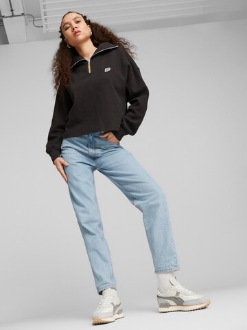 PUMA Sweatshirt 'DOWNTOWN' in Zwart