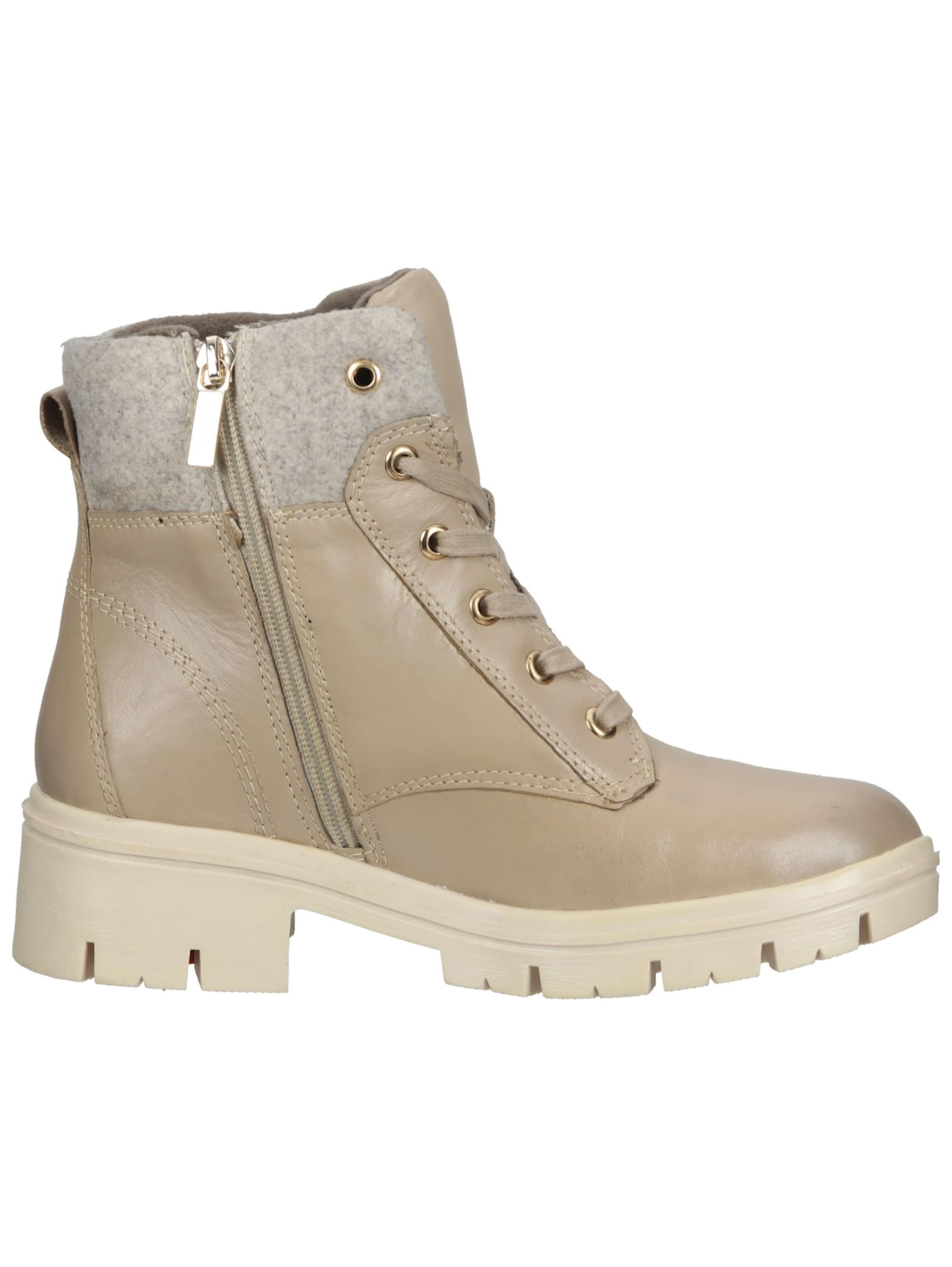 Tamaris Schnürstiefelette in Beige