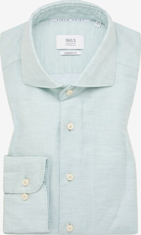 ETERNA Regular fit Button Up Shirt in Green