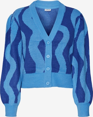 Noisy may Knit Cardigan 'COSMIC' in Blue: front