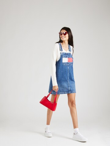 Tommy Jeans Overall Skirt 'Pinafore' in Blue