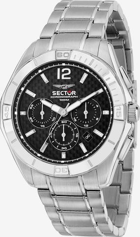 SECTOR Analog watch in Silver: front