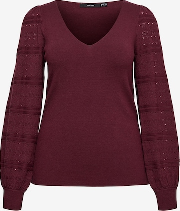 Pullover 'VMCNewlimone' di Vero Moda Curve in lilla: frontale