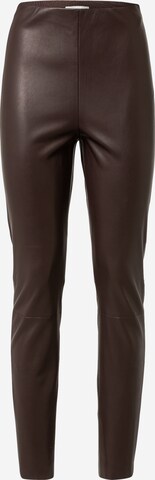 Leggings 'Chasey' OUI en marron : devant