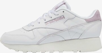 Baskets basses Reebok en blanc : devant