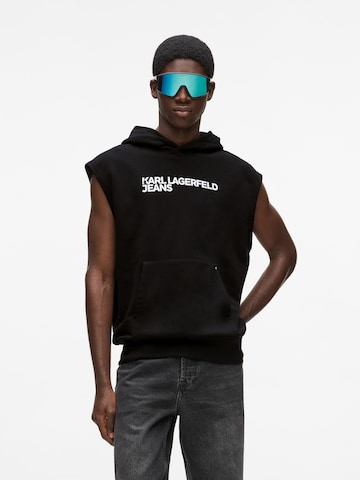 KARL LAGERFELD JEANS Sweatshirt i svart: framsida