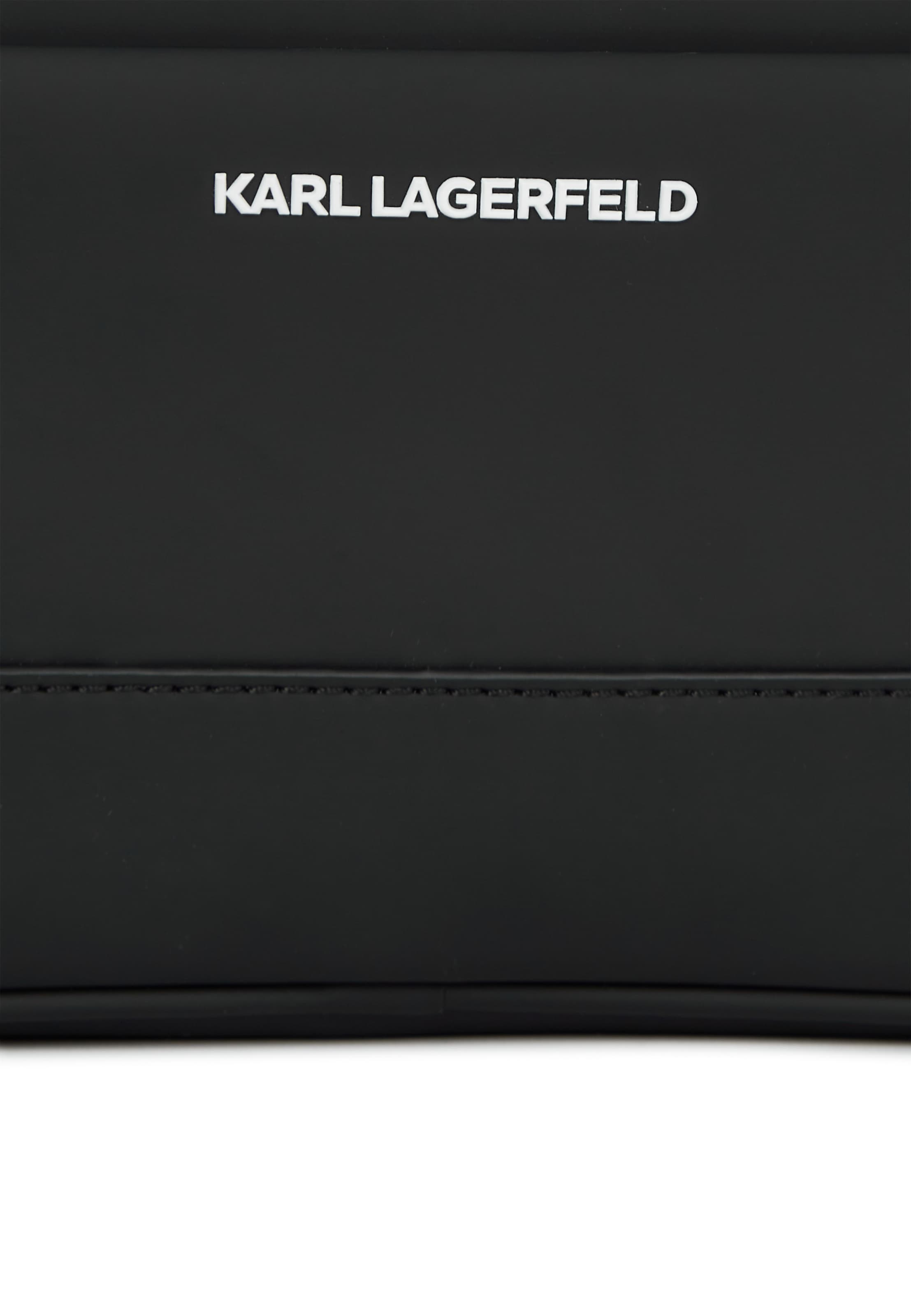 Karl Lagerfeld Umhängetasche 'ESSENTIAL' in Schwarz