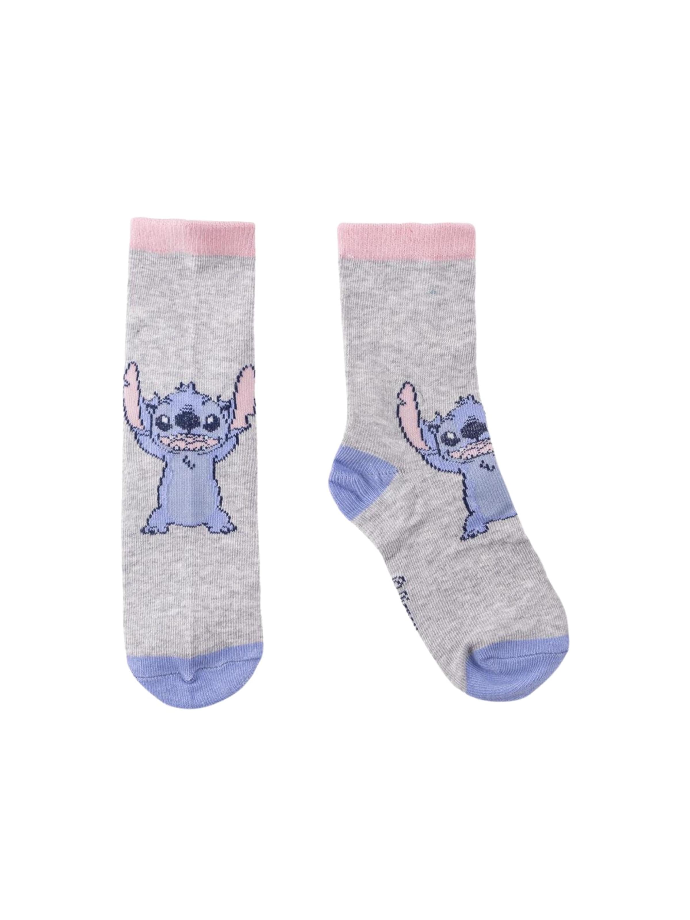 Chaussettes 'Socken Pack 5-teilig Stitch' DISNEY en violet