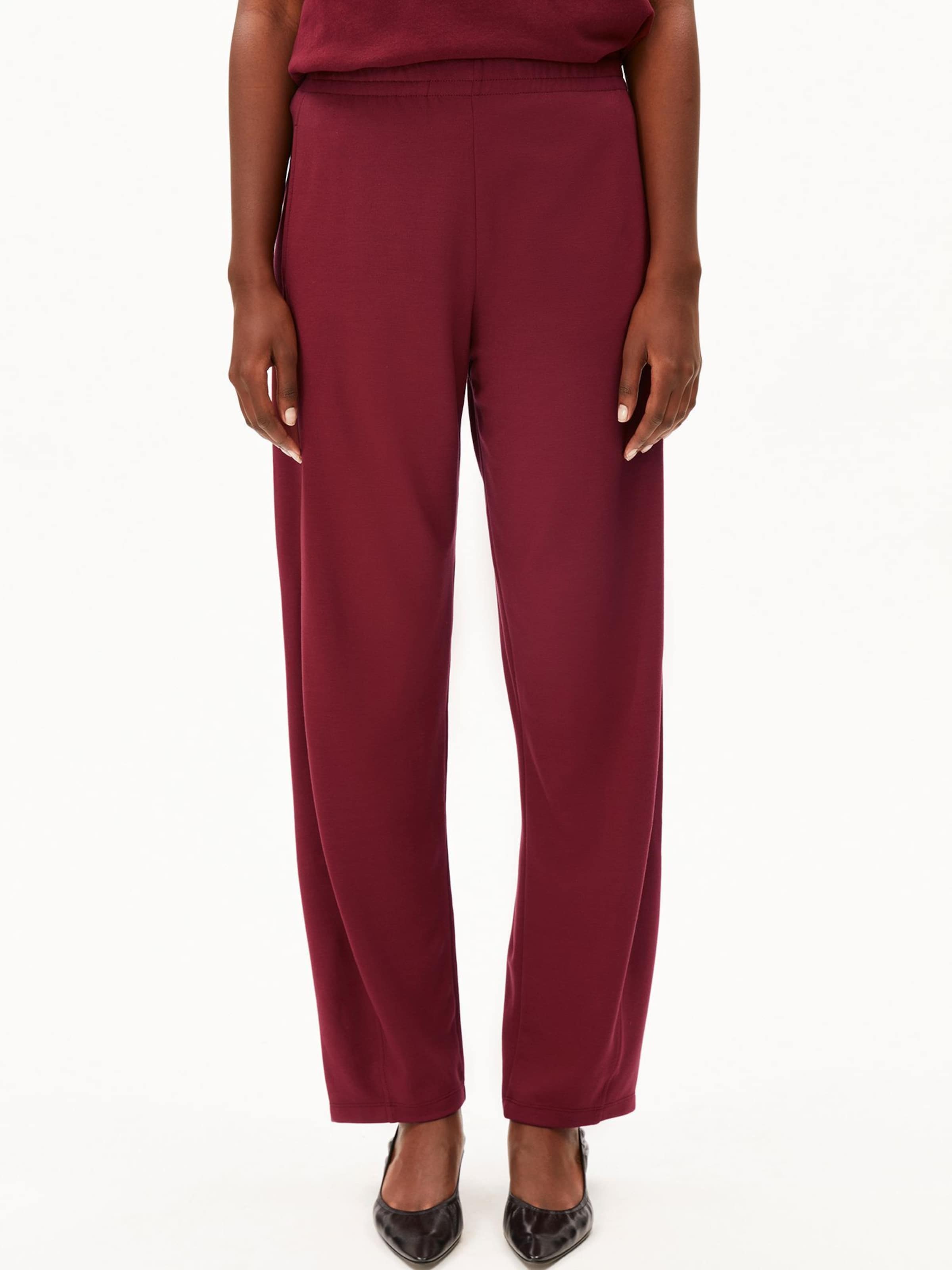 Barrel Pantalon ARMEDANGELS en rouge