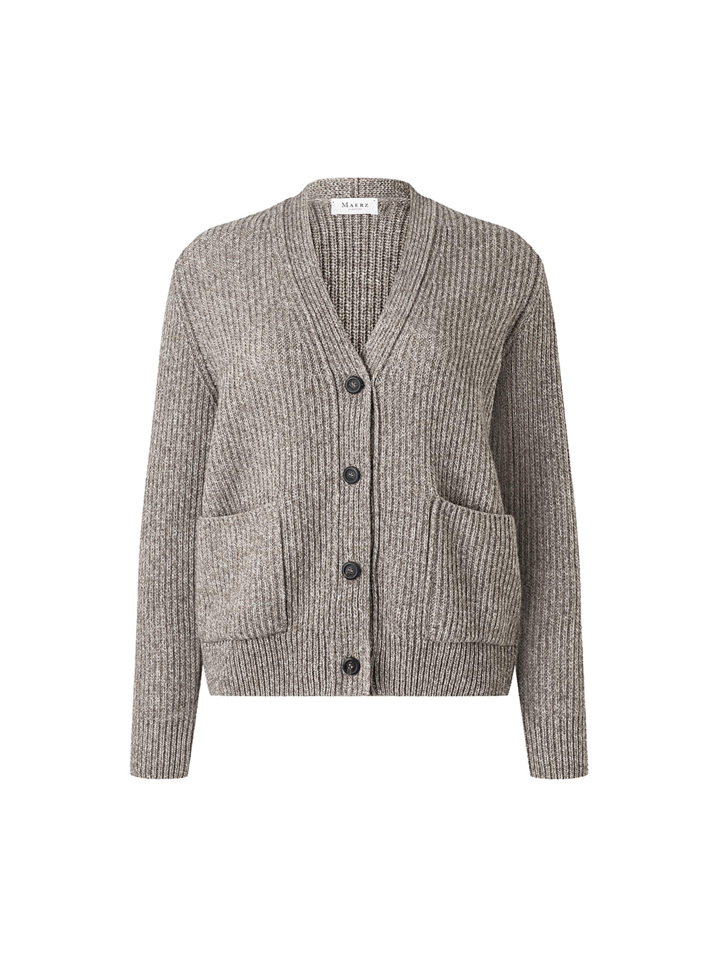 MAERZ Muenchen Strickjacke in Beige: Vorderseite