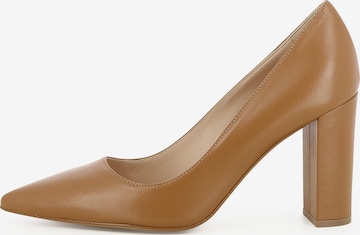 Escarpins 'NATALIA' EVITA en marron : devant