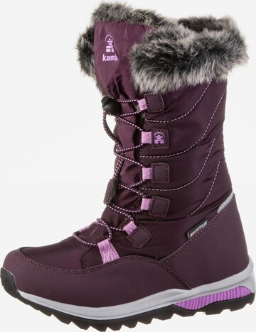 Kamik Boots 'Prairie' in Purple: front