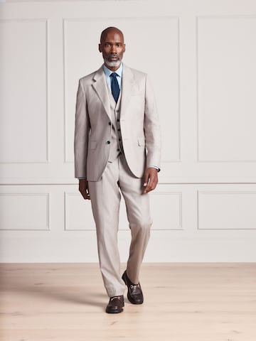 Slimfit Pantaloni con piega frontale 'Signature' di Next in beige