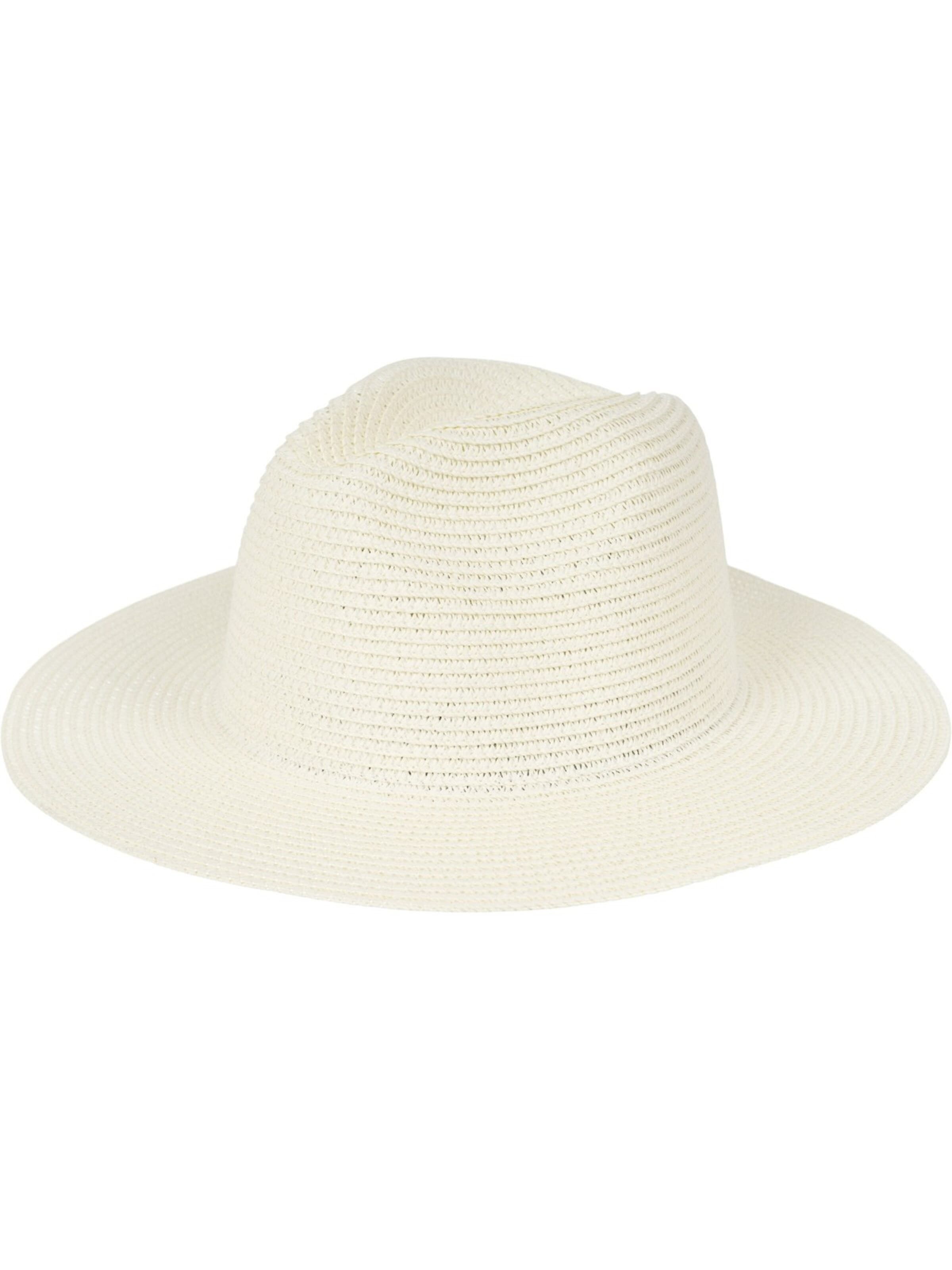 styleBREAKER Hat 'Panama Strohhut - Knautschhut' in Beige: front