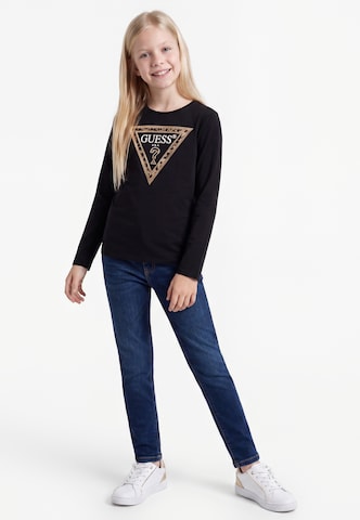 GUESS T-shirt i svart: framsida