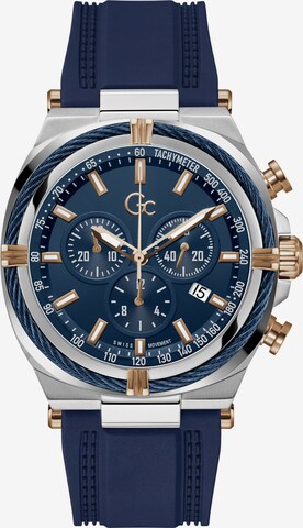 Gc Analoog horloge 'Gc IronClass' in Blauw: voorkant