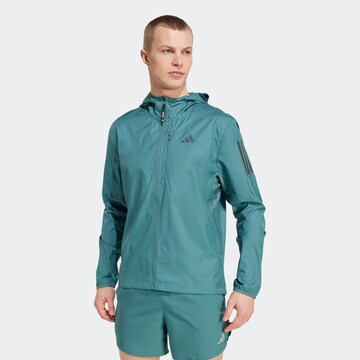 ADIDAS PERFORMANCE Sportjacke 'Own The Run' in Grün: Vorderseite