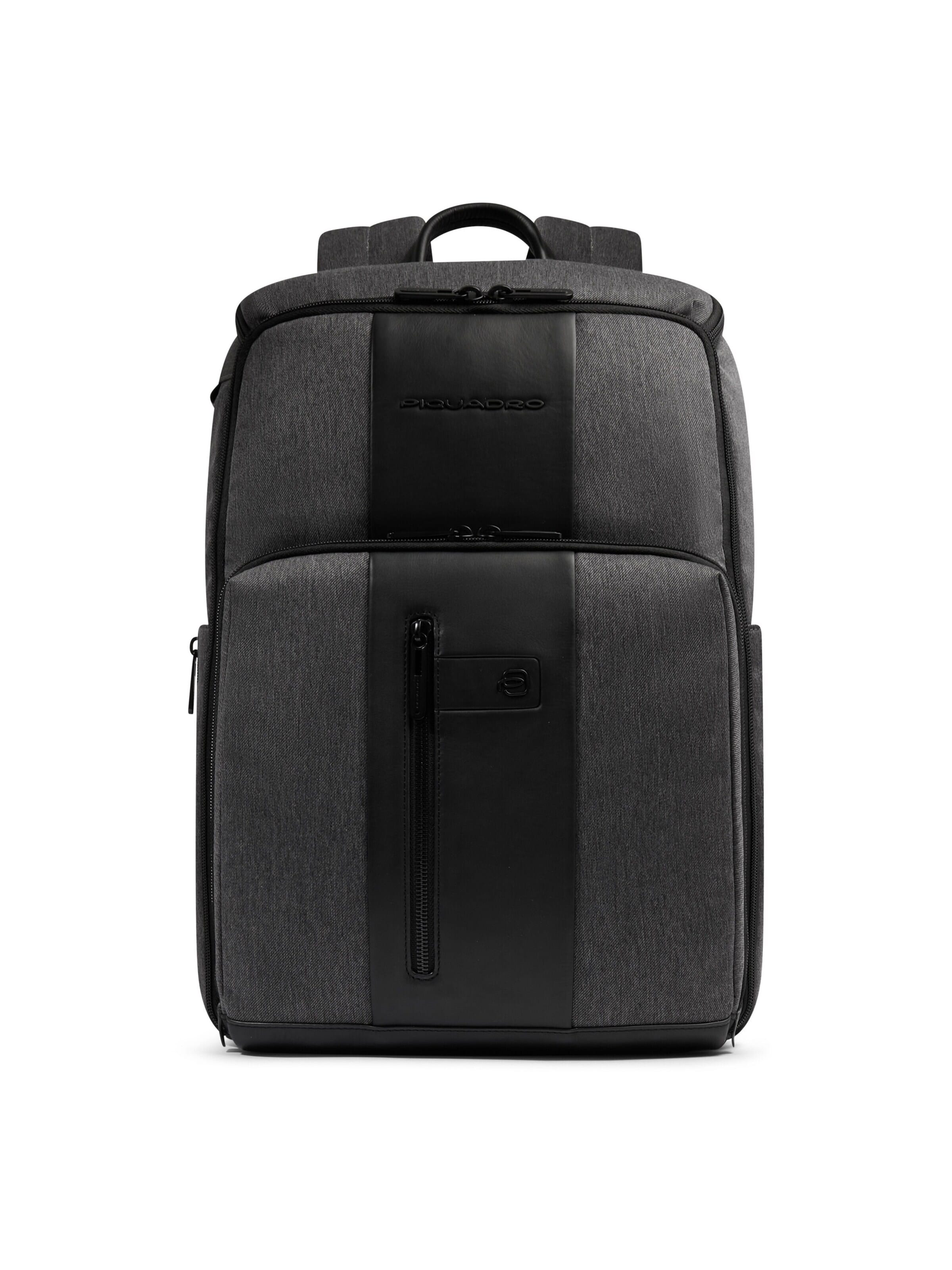 Sac à dos Piquadro en gris : devant